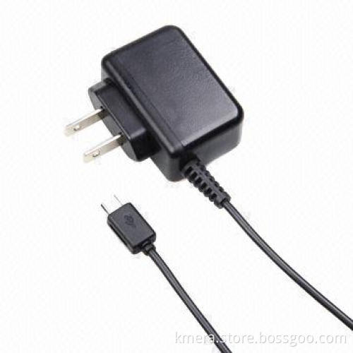 Portable Micro USB Charger, 5V/1A USB Output with Plug